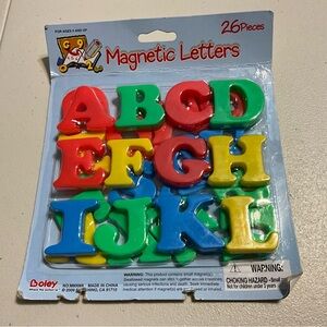 Magnetic Letters Set - Multi-Color Alphabet for Kids
